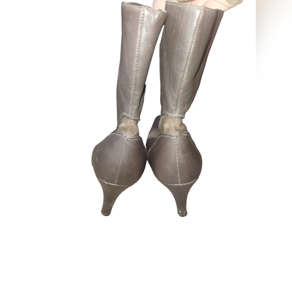 Kenneth Cole Reaction brown leather & suede boots size 9 - Picture 6 of 9